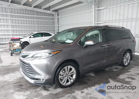 2024 Toyota Sienna Platinum from USA, damaged, VIN 5TDERKEC8RS225075